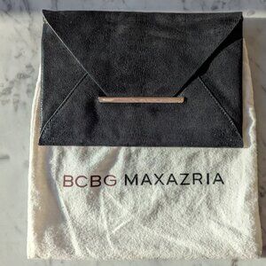 BCBG Black Envelope Clutch